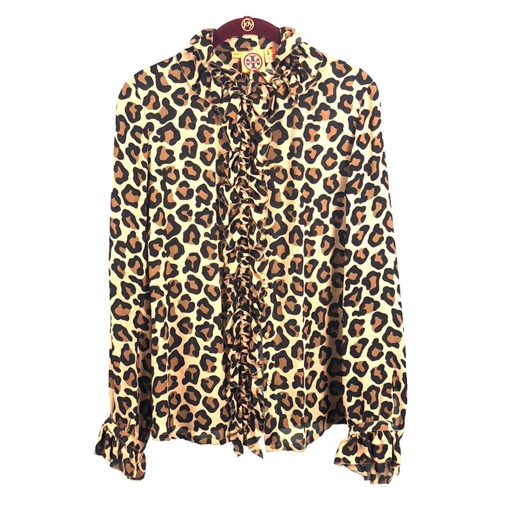 Tory Burch Cheetah Print Blouse